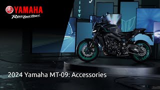 2024 Yamaha MT09 Accessories [upl. by Soloma]