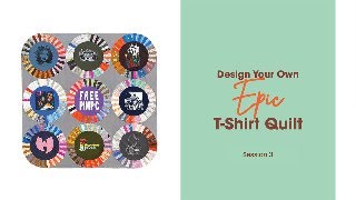 Wrap Up Epic TShirt Quilt Class amp Glare Quilt Pattern Template amp Class Release [upl. by Beard]