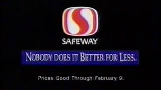 1993 Safeway Grocery Store TV Commercial [upl. by Atnim297]