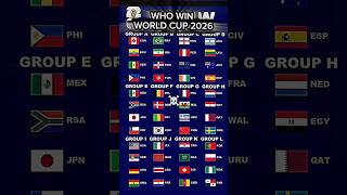 Who will win World Cup 2026 [upl. by Nemraciram]