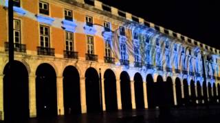 Lichtshow Lissabon [upl. by Atsedom]