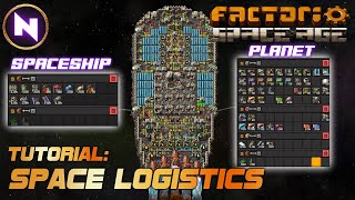 How To Set Up INTERPLANETARY LOGISTICS Easy amp Effective  22  Factorio SPACE AGE [upl. by Ettegdirb]