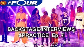 The Four Backstage  Practice amp Interviews with Zhavia and Evvie Episode 7 The Four Season 2 S2E7 [upl. by Muiram]