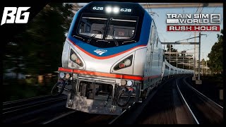 Amtrak Boston Sprinter ACS64  Train Sim World 2 Rush Hour  FIRST LOOK [upl. by Annaitat913]