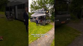 SelfConverted Double Decker Bus into Home On Wheels [upl. by Jehial]