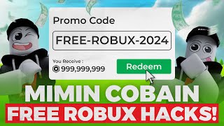 MIMIN COBAIN FREE ROBUX HACKS YANG ADA DI TIKTOK SAMPE BERHASIL TERNYATA [upl. by Nitsirk]