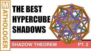 The cube shadow theorem pt2 The best hypercube shadows [upl. by Johnna]