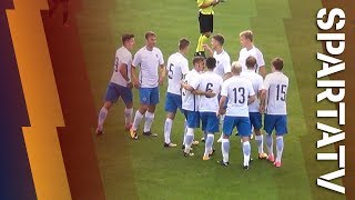 SESTŘIH U19  Dudelange  Sparta 04 [upl. by Naples59]