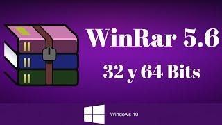 WinRar 56 32 y 64 bits PC Full Español Mediafire 2018 [upl. by Hareemas]