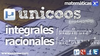 Integral racional en fracciones simples 01 BACHILLERATO matematicas [upl. by Marilin]