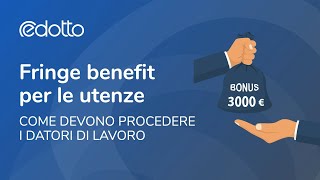 Fringe benefit per le utenze  Video Guida [upl. by Sterner]