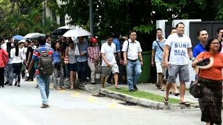 Myanmar nationals in Singapore vote in national elections [upl. by Joash]