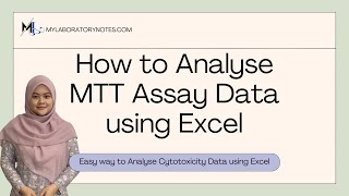 How to Analyse MTTMTS Assay Data and IC50 using Excel [upl. by Anirroc]