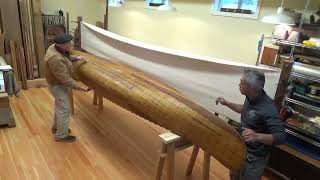 Recanvassing a Cedar Canvas Canoe by Bill Paine [upl. by Carson]