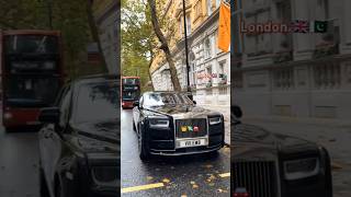 London Streets Phantom Vibes 🔥 shorts rollsroyce car london luxurycars youtubeshorts [upl. by Llerot]