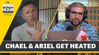 Ariel Helwani Chael Sonnen Clash Over Francis Ngannou Pay  The MMA Hour [upl. by Adaiha605]