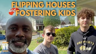 FLIPPING HOUSES AND FOSTERING KIDS  TEACHING MY TEENS THE RENTAL BUSINESS [upl. by Meldon]