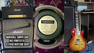 Marshall Super Lead  G12H30 Heritage 55Hz  Gibson LP [upl. by Leggett689]