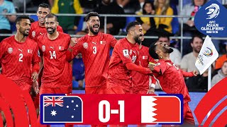 Australia  Bahrain  Highlights  AsianQualifiers  Road To 26 [upl. by Asilehc]