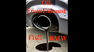 Oil leaking from Exhaust amp Crank Seal High Oil Consumption Fix BMW N13 Engine F20 F30 [upl. by Salangi]