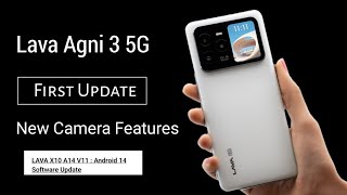 Lava Agni 3 5G Update New Camera Features  Lava Agni 3 Update NiteshTech [upl. by Annirtak365]