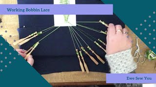 Working Bobbin Lace [upl. by Pilloff]