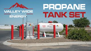 How Propane Resale Tanks Are Installed [upl. by Lednyk]