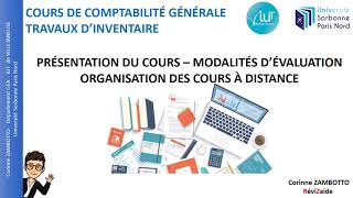 Cours de comptabilité  Travaux dinventaire  Présentation du cours [upl. by Kinna]