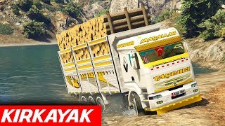 Pikap Arabalar ve Kırkayak Kamyonlar Dağ Yolunda Yarışıyorlar  GTA 5 [upl. by Nohj]