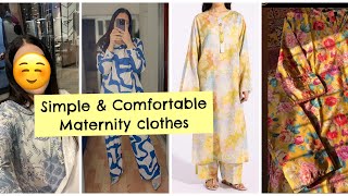 My Maternity Clothes 👗 Simple and Comfortable Designs 🫶🏻 [upl. by Jard]