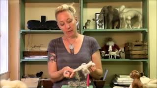 Needle Felting Basics Getting Started by Sarafina Fiber Art Episode 2 [upl. by Naihtniroc]