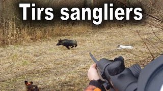 ► Tirs sangliers  Caméra embarquée  ChasseTV [upl. by Nuahsyt898]