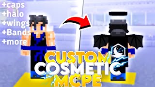 animated cosmetics like java on mcpe  bedrock wings capes bandanas etc [upl. by Ileak]