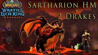 Sartharion HM  2 Drakes  First Kill  Ret Paladin  435  Obsidian Sanctum  WoW WotLK Classic [upl. by Mastrianni]