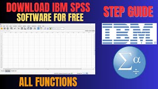 How to download IBM SPSS software for free  IBM SPSS Statistics software free download [upl. by Bill]