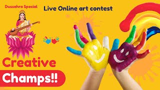 Kids art contest I Drawing contest I Online [upl. by Aynot]