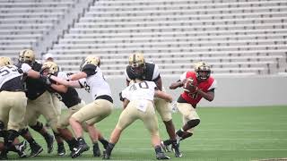 Army West Point Football Scrimmage Highlights 81117 [upl. by Nosyk67]