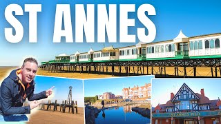 Why You SHOULD Visit St AnnesOnTheSea  Seafront TOUR Lancashire [upl. by Rayner]