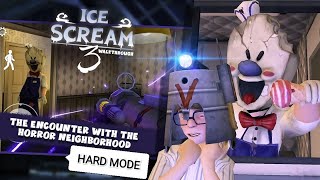 ICE SCREAM 3 IN HARD MODE MISSION TO SAVE MY ALL FRIENDS AGAINgaming icescreamgame [upl. by Narine]