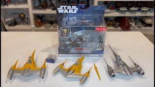 Star Wars Micro Galaxy Squadron Naboo N1 Starfighter Review and Comparison [upl. by Latton]