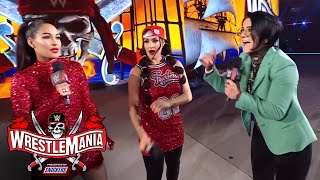 Bella Twins say “Ding Dong Goodbye” to Bayley WrestleMania 37 – Night 2 WWE Network Exclusive [upl. by Reivax]