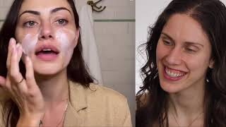 Esthetician Reacts To Phoebe Tonkins 13Step Nighttime Skincare Routine [upl. by Yruoc]