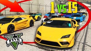 EMASTERSENSEI vs 15 SUSCRIPTORES  CARRERA GTA V ONLINE GTA 5 [upl. by Rab744]