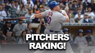 10 minutes of MLB pitchers RAKING [upl. by Enaols81]