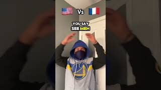 English Vs French… 😂 comedy funny viral [upl. by Nitnert]