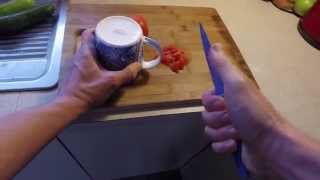 How to Sharpen Kitchen Knife  No Special Tools [upl. by Ecirtnahs]