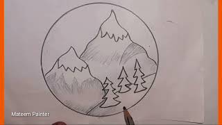 चित्रकला chitrkla chitrakala chitra kala circle drawing drawing circle drawing BTS ARMY [upl. by Ahsied]