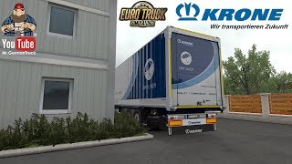 ETS2 v132 Euro Truck Simulator 2  Krone Trailer Pack DLC [upl. by Yrrol441]