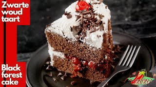 Zwarte woud taart Black forest cake [upl. by Acirtal]