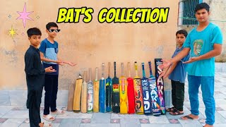 I have all kinds of bats best bat collection in world 🔥 10 Million views in this vlog  IBRAHIM X [upl. by Hgieleak]